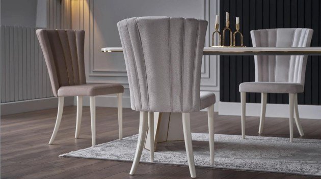 Plaza Dining Chairs (Ivory) 3